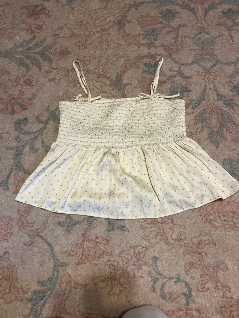 Aerie silk babydoll top